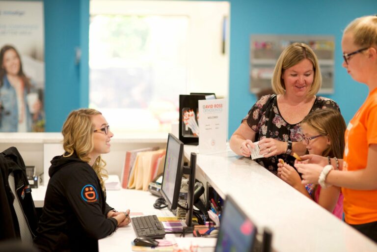 Patients checking in