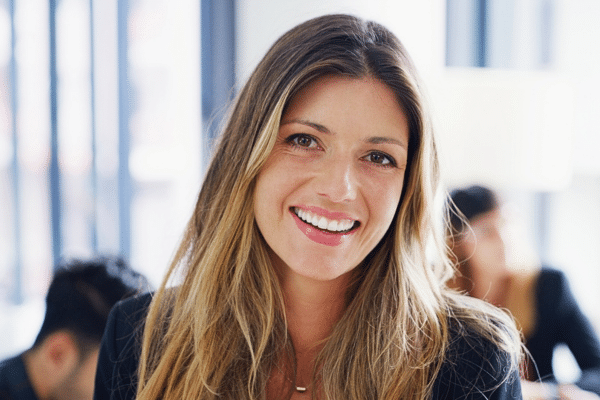 Professional woman smiling